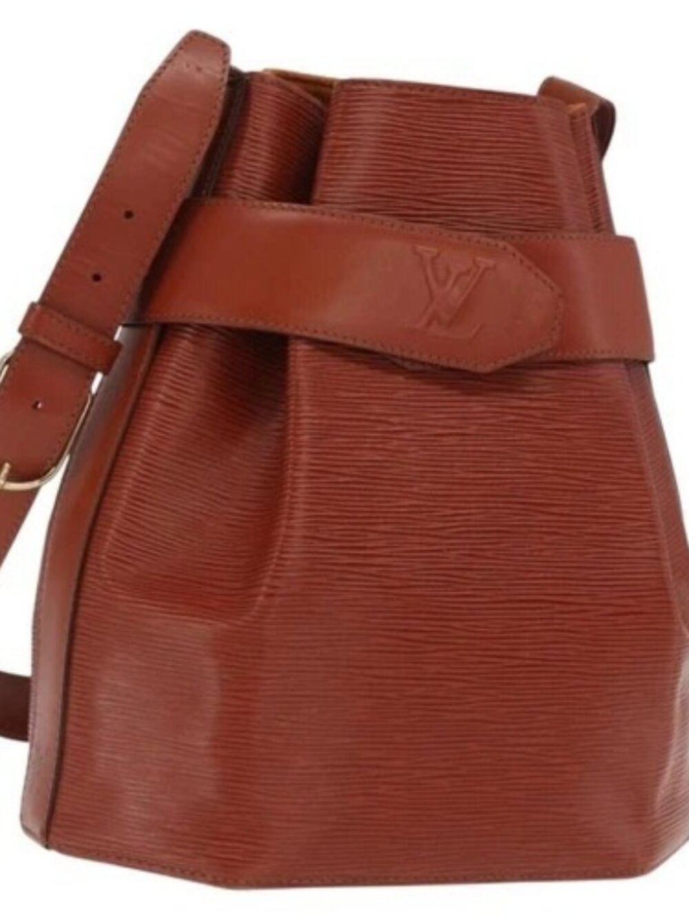 LOUIS VUITTON Epi Sac de Paul PM Shoulder Bag Brown M80203 LV Auth 171685